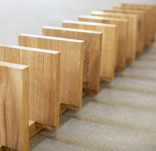 A shelf produced for furniture makers